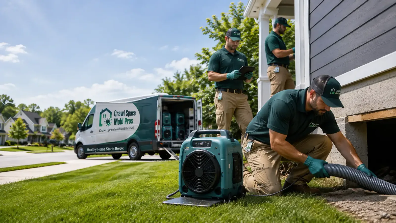 Crawl Space Mold Removal in Clear Lake, IA